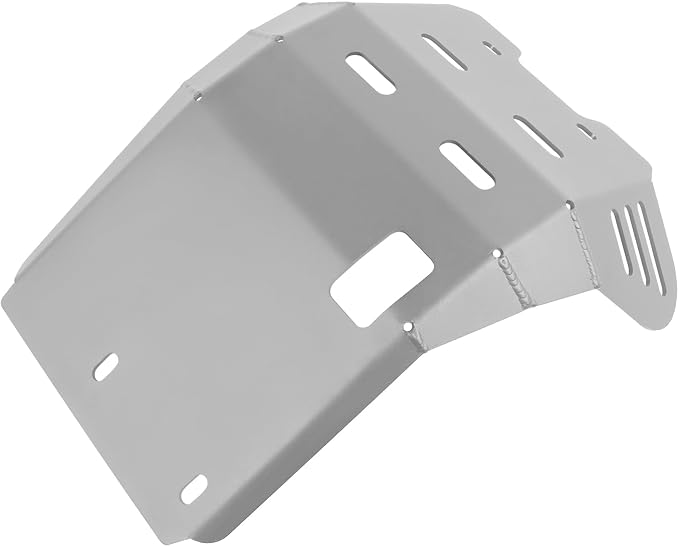 Motorcycle Skid Plate Replacement for Yamaha TW200 1987-2025 Under Engine Protection Aluminum Bash Plate(Silver)