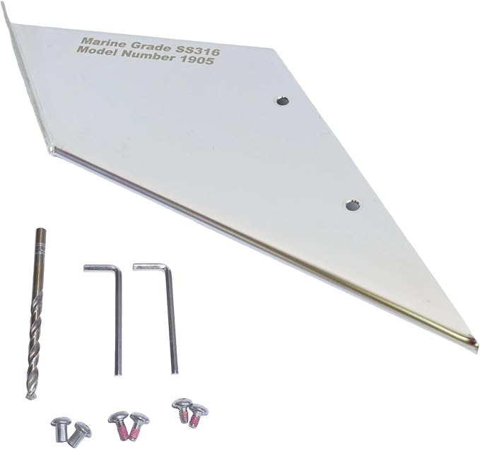 27211 Outboard Skeg Protector Guard for Mercury 75-300 HP Motor | SeaSierra-5005 Lower Unit Skeg Cover, Damage Repair, 75 90 115 135 150 175 200 225 250 300 HP, Marine Grade 316 Stainless