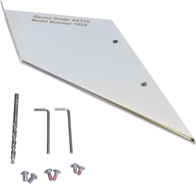 27211 Outboard Skeg Protector Guard for Mercury 70-300 HP Motor | SeaSierra-5005 Lower Unit Skeg Cover, Damage Repair, 70 90 115 135 150 175 200 225 250 300 HP, Marine Grade 316 Stainless