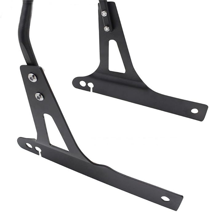 Lo.gas Motorcycle Rear Seat BackRest Sissy Bar Back Rest for Harley-Davidson Dyna Fxd Fxdb Fxdc Fxdl Streetbob Wide Glide Low Rider
