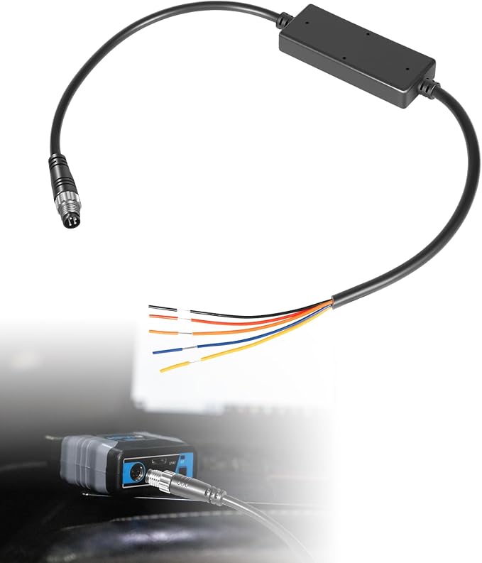 Sensor Input Cable Compatible with HP Tuners MPVI4 MPVI3 MPVI2+ OBD2 Scan Tools - Analog & CAN Bus Data Logging Cable for External Sensors, Replacement for H021-002-06