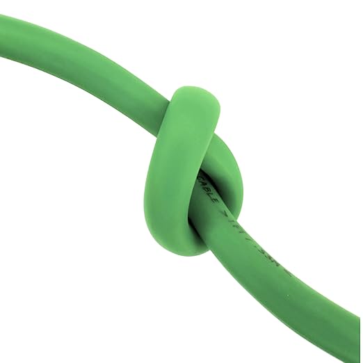 Sky High Oversized 1/0 Gauge AWG Big 3 Upgrade Green/Black Electrical Wiring Kit