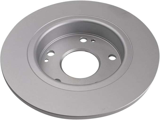 TRQ Rear Brake Rotor Set G Coated Solid Compatible with 2016-2024 Honda Civic 2019-2022 Insight