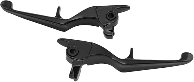Kuryakyn 1819 Motorcycle Handlebar Accessory: Clutch and Brake Trigger Levers for 2017-19 Harley-Davidson Touring Motorcycles, Gloss Black, 1 Pair