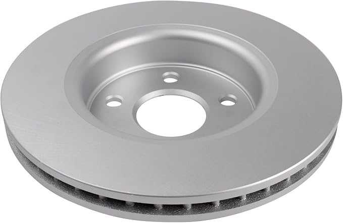 TRQ Front Brake Rotor Set G Coated Vented Compatible with 2006-2010 Jeep Commander 2005-2010 Grand Cherokee