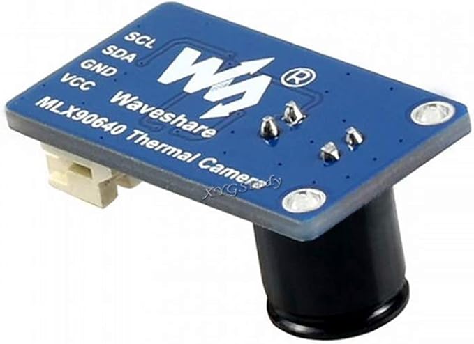 MLX90640 IR Array Thermal Imaging Camera 32×24 Pixels 55° Field of View I2C Interface 3.3V/5V Compatible with Raspberry Pi (ESP32) STM32 @XYGStudy (MLX90640-D55 Thermal Camera)