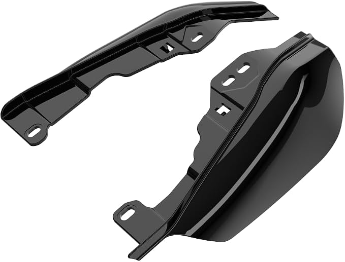 Advanblack 2025 RG Mid Frame Air Deflectors Compatible for Harley Touring Street Glide, Road King, Electra Glide, 2009-2025 (Midnight Firestorm)