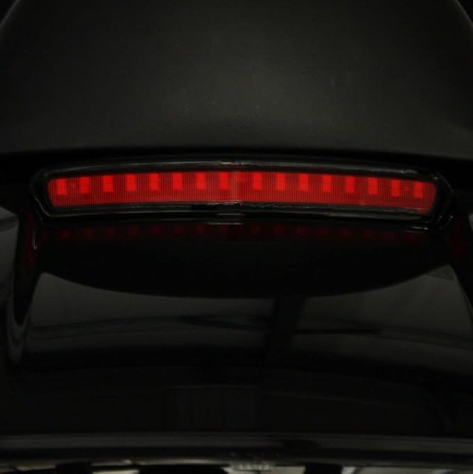 Custom Dynamics High Mount LED Light for 2014+ HD Touring - Black/Red