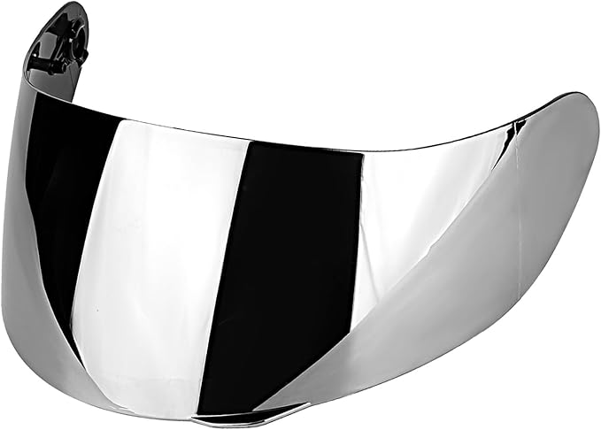 Motorcycle Helmet Face Shield Replacements, Motorcycle Helmet Visor Compatible with AGV K1 K1S K3 SV K5 K5S UV Protection (Silver)