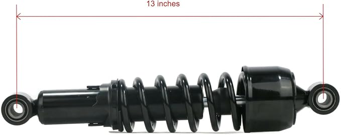 The ROP Shop (2) Black 13" Rear Shocks for 2007 Harley-Davidson Touring Dyna Street Bob FXDB