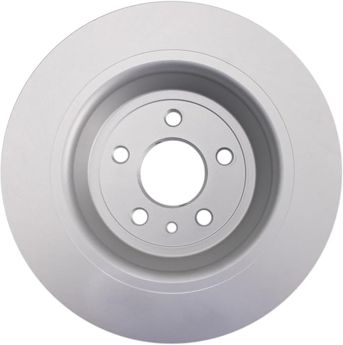 TRQ Rear Brake Rotor Set G Coated Solid Compatible with 2017-2019 Ford Escape 2013-2020 Fusion 2015-2019 Lincoln MKC 2013-2016 MKZ