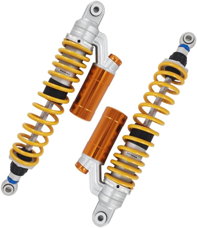 385mm/15.15" Rebound Damping Universal 7mm Spring Rear Suspension Air Shock Absorber MTB Motorcycle For XL250 XL500 XL185