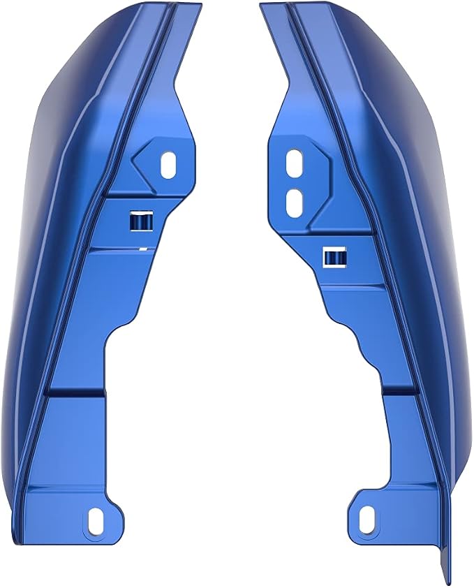 Advanblack 2024 RG Mid Frame Air Deflectors Compatible for Harley Touring Street Glide, Road King, Electra Glide, 2009-2025(Superior Blue)