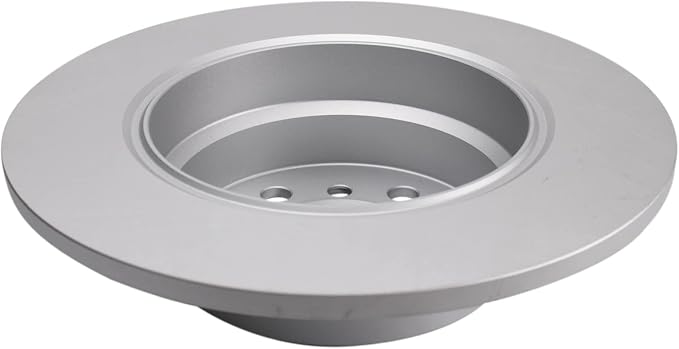 TRQ Rear Brake Rotor Set G Coated Solid Compatible with 2000-2006 BMW X5