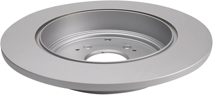 TRQ Rear Brake Rotor Set Solid G Coated Compatible with 2006-2014 Honda Ridgeline