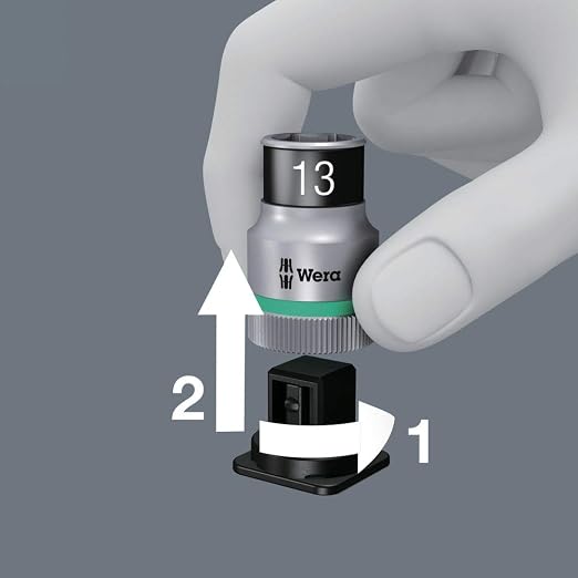 Wera 05003882001 Belt 3 Torx Hf Bitnuss/Set Torx with Holding Function