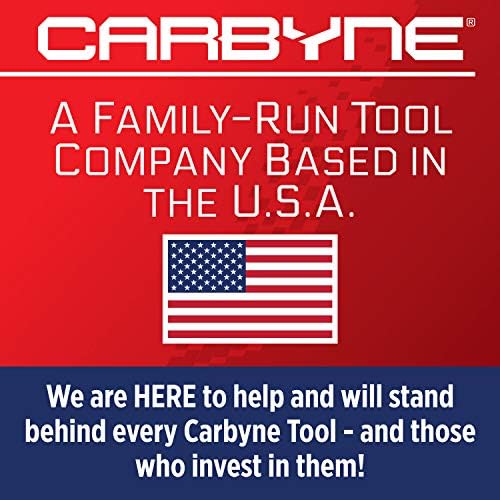 CARBYNE 7 Piece SAE Hex Bit Impact Socket Set (3/8” to 3/4”) AND 7 Piece Metric Hex Bit Impact Socket Set (9mm to 15mm). S2 Steel Bits | 1/2" Drive.