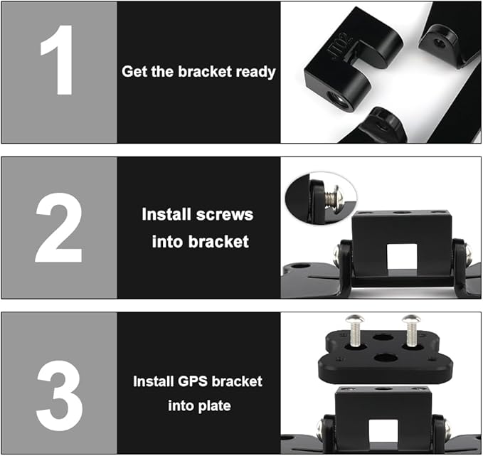 xitomer GPS Mount GPS Bracket Fit for Concours14 2008-2015 2016 2017 2018 2019 2020 2021 2022 2023 2024, Compatible with Garmin/Tomtom Mount Navigator Mount