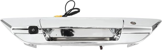 Car Trunk Handle Color Backup Camera Wide Angles Reverse Rear View for Safe Driving (Silver)