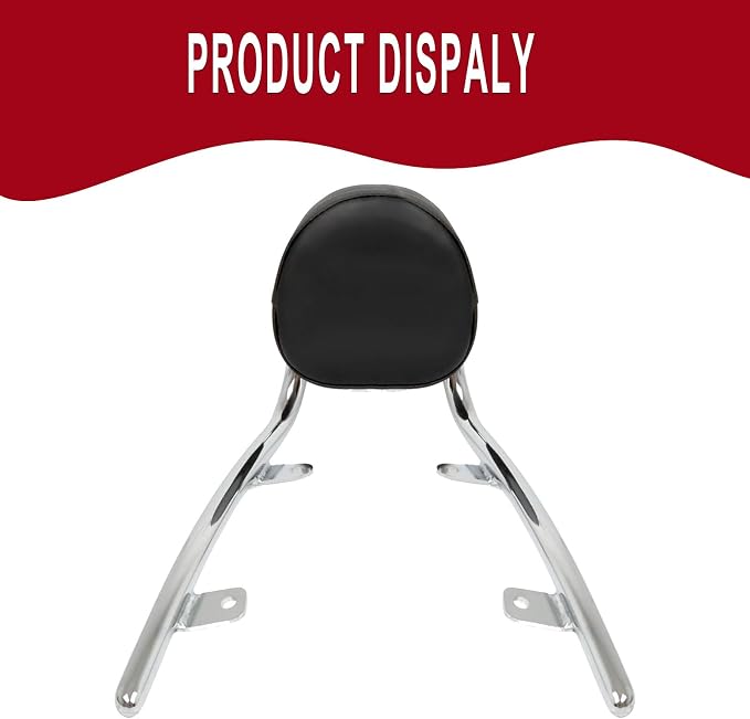 Detachable Backrest Sissy Bar Replacement for Honda Fury VT1300CX VT 1300 CX 2010-2025 Luggage Rack Passenger Backrest