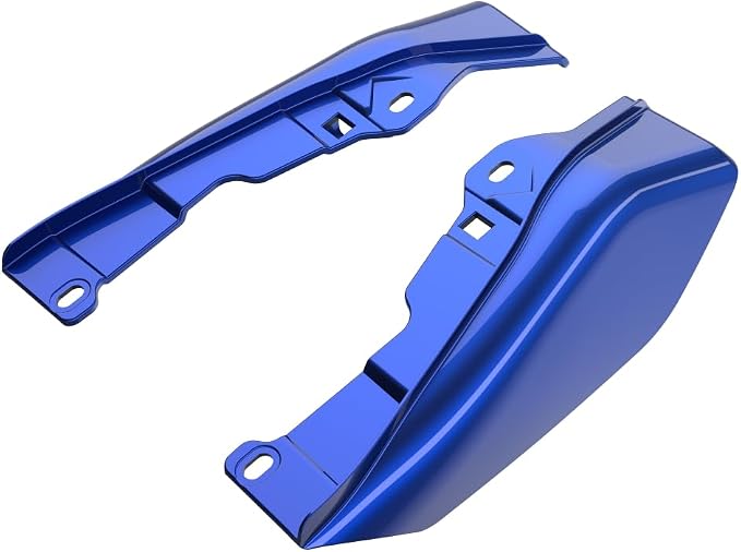 Advanblack 2026 Road Glide Mid Frame Air Deflector, Aurora Blue Denim Air Deflector Heat Shield Compatible with Harley Touring Street Glide, Road King, Electra Glide, 2009-2026