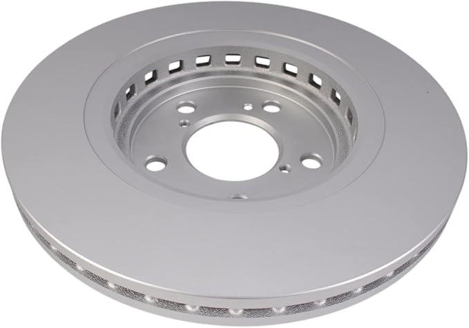 TRQ Front Brake Rotor Set G Coated Vented Compatible with 2017-2020 Acura MDX 2011-2024 Honda Odyssey 2019-2024 Passport 2016-2022 Pilot 2017-2024 Ridgeline