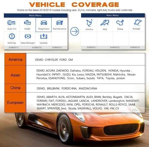 FOXWELL NT680 OBD2 Scanner - All Systems Car Diagnostic Tool for All Makes All Models - Oil Reset, Electronic Parking Brake Reset OBD Scanner Diagnostic Tool