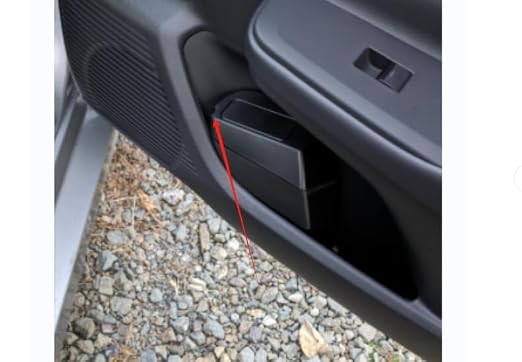 (2PCS) Prius 2026 Trash Can Trash Bin for Door 2026 Prius XSE Car Door Trashcan Trash Holder for 2023-2026 Toyota Prius Accessories (LE/XLE Premium/Limited/Prime SE/XSE Premium) Driver Passenger Side