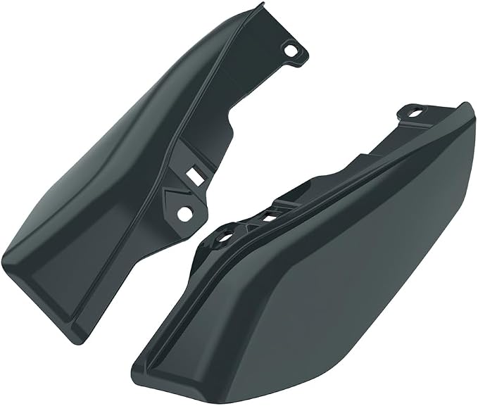 Color - Matched Mid Frame Air Deflectors Heat Shield, Perfectly Fit for Harley Touring Models 2009-2026 Iron Horse Metallic