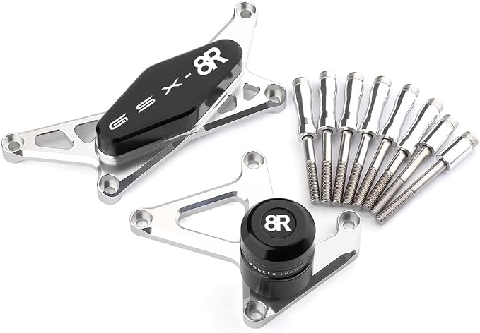 GSX-8R Frame Sliders Fit For GSX 8R 2024 2025 2026 + | GSX8R Falling Protect Crash Sliders Protect 2025 GSX 8R Falling protector 2025 GSX8R Accessories BK-SI