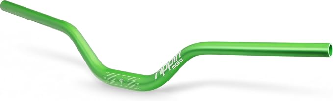 Rippin Moto RISE3 E-Moto Handlebars for Sur-Ron - 3" Rise x 770mm Wide, 22mm Ends, 31.8mm Center - Riser Bars for Talaria Sting, E-Ride PRO, Rawrr Mantis, Vetra Blazer, Surron LBX (Green (Polished))