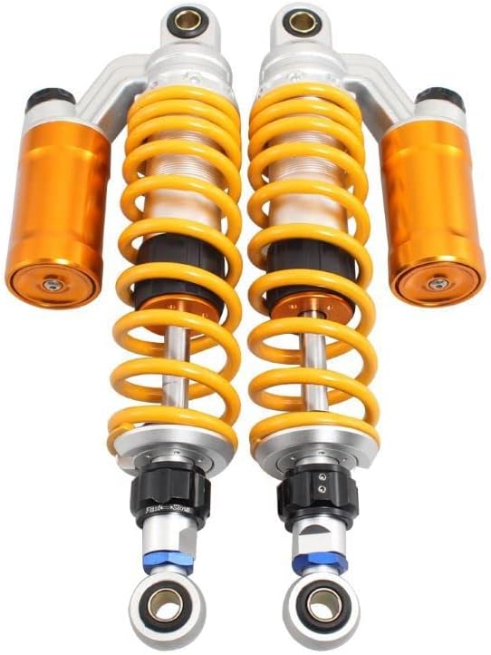 325mm/12.8" Rebound Damping Universal 7mm Spring Rear Suspension Air Shock Absorber MTB Motorcycle For BWS 125 Dirt Bike Gokart Quad ATV Nmax Xmax Aerox