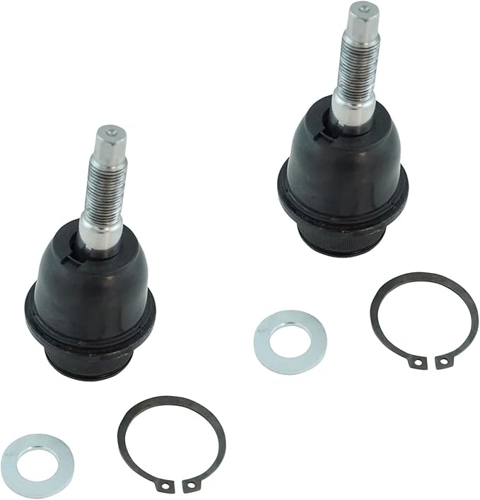 TRQ Front Lower Driver and Passenger Side Ball Joint Set Compatible with 09-10 Dodge Ram 1500 4WD 11-12 Ram 1500 4WD 13-18 1500 4WD 13-18 1500 RWD with Air Suspension 19-23 1500 Classic 4WD