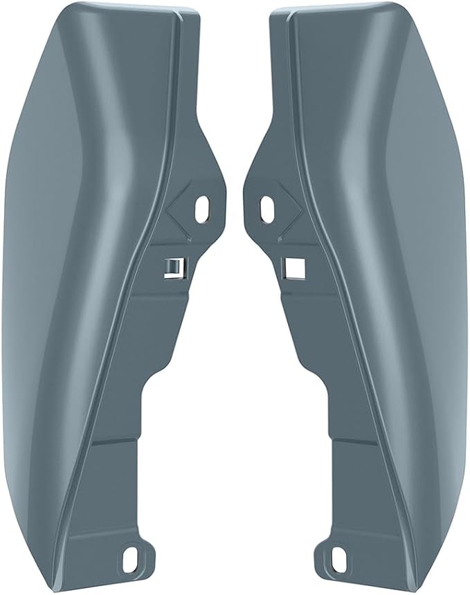 Color - Matched Mid Frame Air Deflectors Heat Shield, Perfectly Fit for Harley Touring Models 2009-2026 Sharkskin Blue