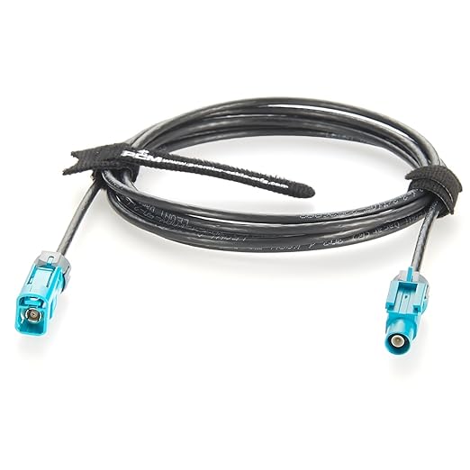 IP67 Waterproof Rosenberger Fakra Male to Female RF Coaxial Extension Cable 59Z176-C01-Z to 59Z163-003-Z Vehicle GPS Antenna for ADAS, Camera, Infotainment, GPS Navigation (10M/32.8FT)