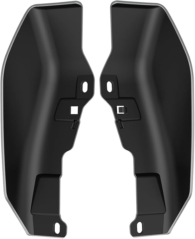 Color - Matched Mid Frame Air Deflectors Heat Shield, Perfectly Fit for Harley Touring Models 2009-2026 Billiard Gray