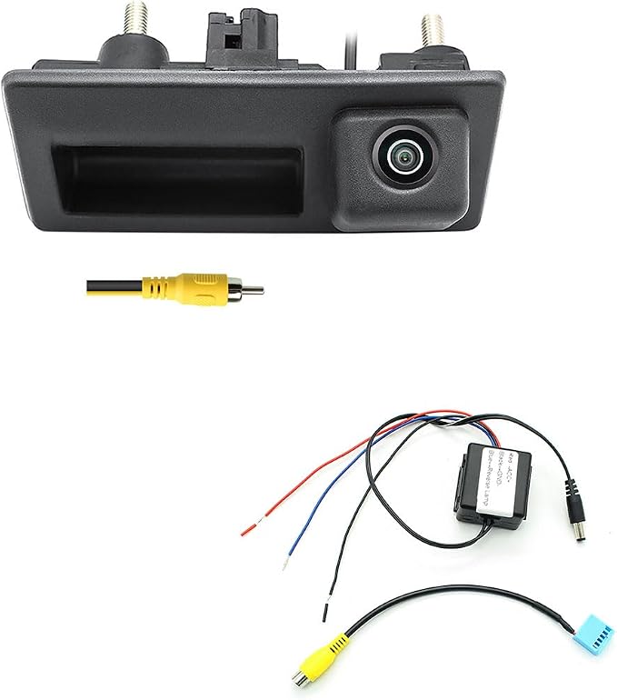 HD 720P Vehicle Backup Camera for Audi A4L A5 A3 Q3 Q5 RS6 for VW Passat Tiguan Jetta + Power Delay Timer Relay Filter Rectifier RCD330