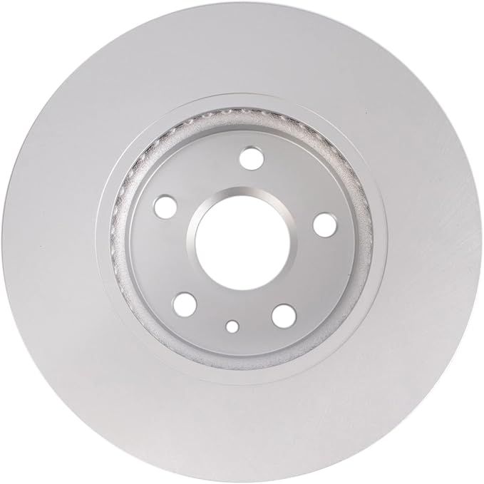 TRQ Front Brake Rotor Set G Coated Vented Compatible with 2008-2014 Cadillac CTS