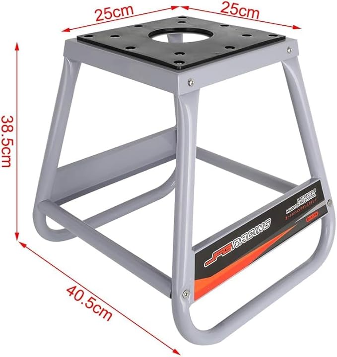 Dirt Bike Stand Detachable Stand Universal Anti-skid Maintenance Steel MX Heavy Duty for Most Motorcycle Dirt Bike Ebikes like Surron CR250 EXC 250 CRF230 YZ250F KX100 KLX110 and More-Gray