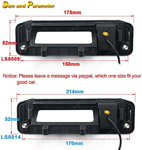 Car Reversing System Parking Assistance -Waterproof Trunk Handle Reversing Camera, for Mercedes Benz GLK Class X204 ML Class GLA200/GLK200/GLK 260/GLK300/ML350/A180/A200/A260 W205 W166 W176 X166