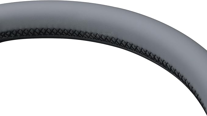MEWANT Hand Stitch Steering Wheel Cover for Toyota RAV4 1998-2003 / Celica 1999-2006 / Corolla 2003-2008 / Matrix 2002-2008 / MR2 1999-2007 / Supra/Caldina, Custom Fit DIY Wrap Interior Accessories