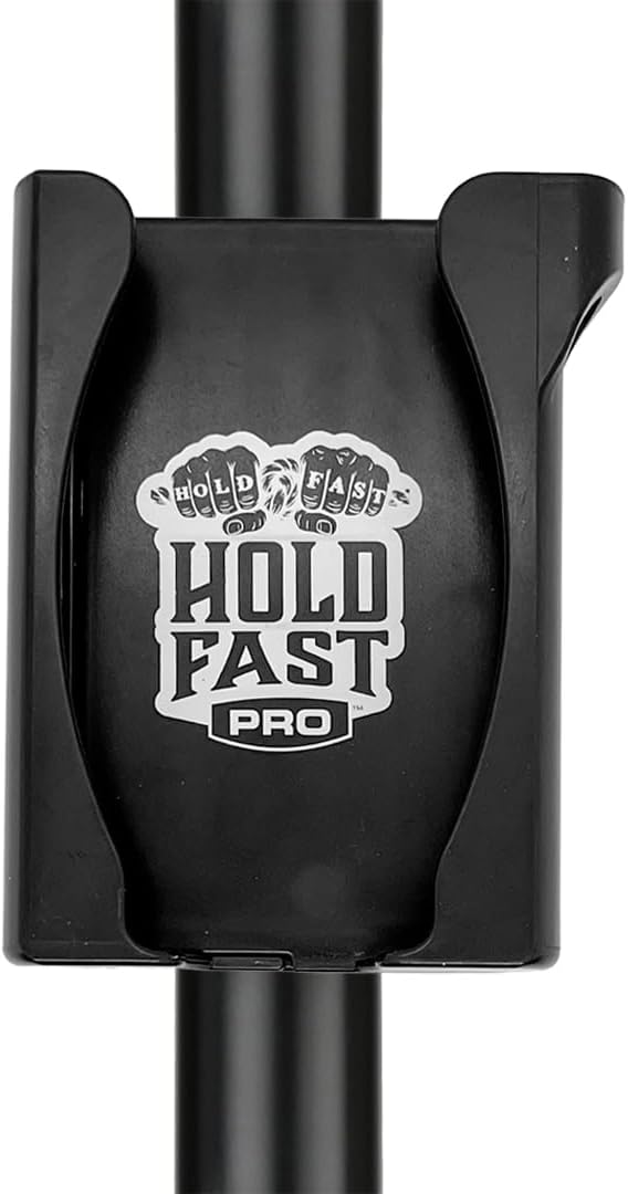 Golf Cart Phone Holder – Universal Phone Caddy for Golf Carts & Boats – Secure Mount for Square Struts & Round Poles – Fits Large Phones & Thick Cases – No Tools Needed