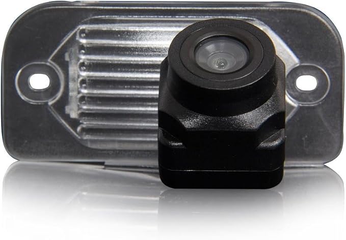 Waterproof License Plate Rear View Reverse Camera 170°Wide Angle Night Vision Parking Camera Replacement for Mercedes-Benz C-Klasse W203 C240 4 Matic 2004/W203/200 CDI Limousine(No.4)