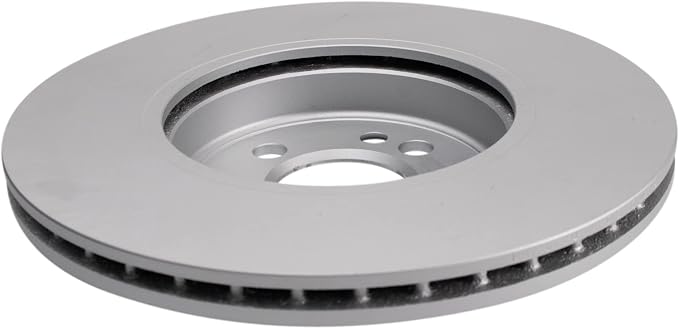 TRQ Front Brake Rotor Set G Coated Vented Compatible with 2007-2015 Mini Cooper