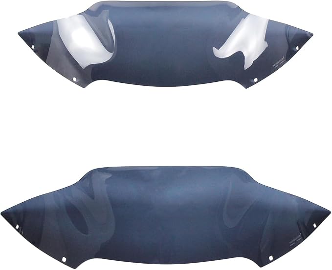 POWERJAMES 7.0" Dark Ink Blue Blue PMMA Windshield Windcreen for Harley 2015-Later FLTRK Road Glide Ultra ST (PMMA Blue)