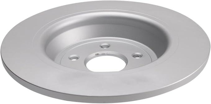 TRQ Rear Brake Rotor Set G Coated Solid Compatible with 2017-2019 Ford Escape 2013-2020 Fusion 2015-2019 Lincoln MKC 2013-2016 MKZ