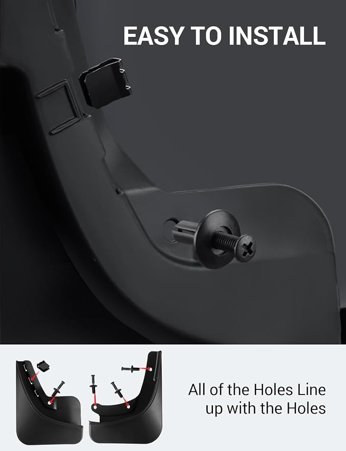 BASENOR Tesla Model 3 2024 2025 Center Console Tray and Model 3 Highland Mud Flaps