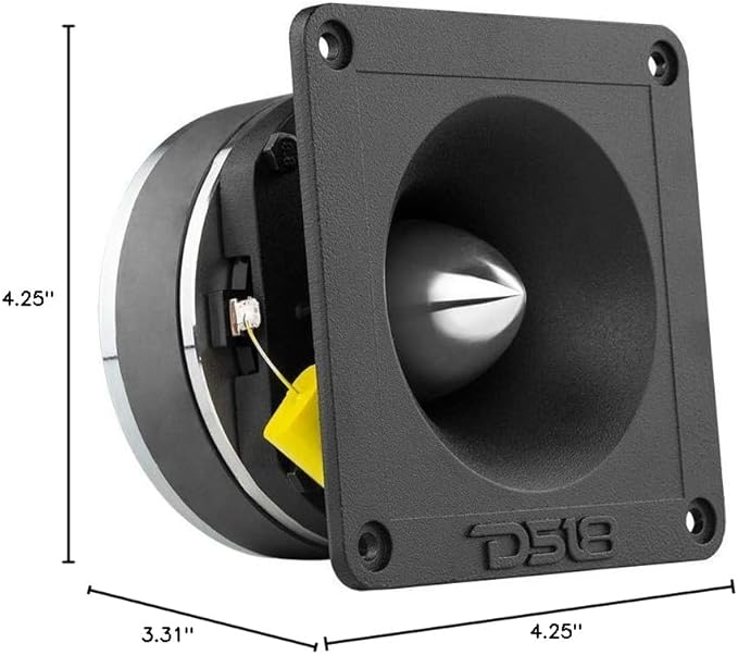 DS18 PRO-TWX6 1.5" Super Bullet Tweeter 600 Watts 4-Ohm - PRO Tweeters are The Best in The Pro Audio and Voceteo Market (Single)