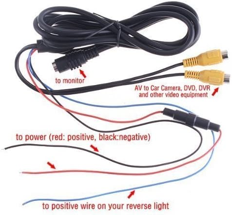 BW 7 inch High Resolution 800 * 480 TFT Color LCD Car Rear View Camera Monitor Support Rotating The Screen and 2 AV Inputs