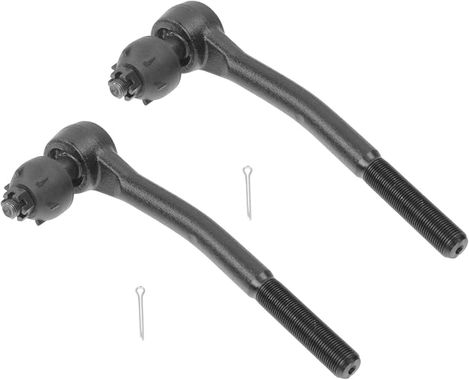 TRQ Front Outer Tie Rod Set 2 Piece Compatible with 1985-2005 Chevrolet Astro 77-96 Caprice 77-96 Impala 85-05 GMC Safari 91-96 Buick Roadmaster 83-96 Cadillac Fleetwood 90-92 Brougham